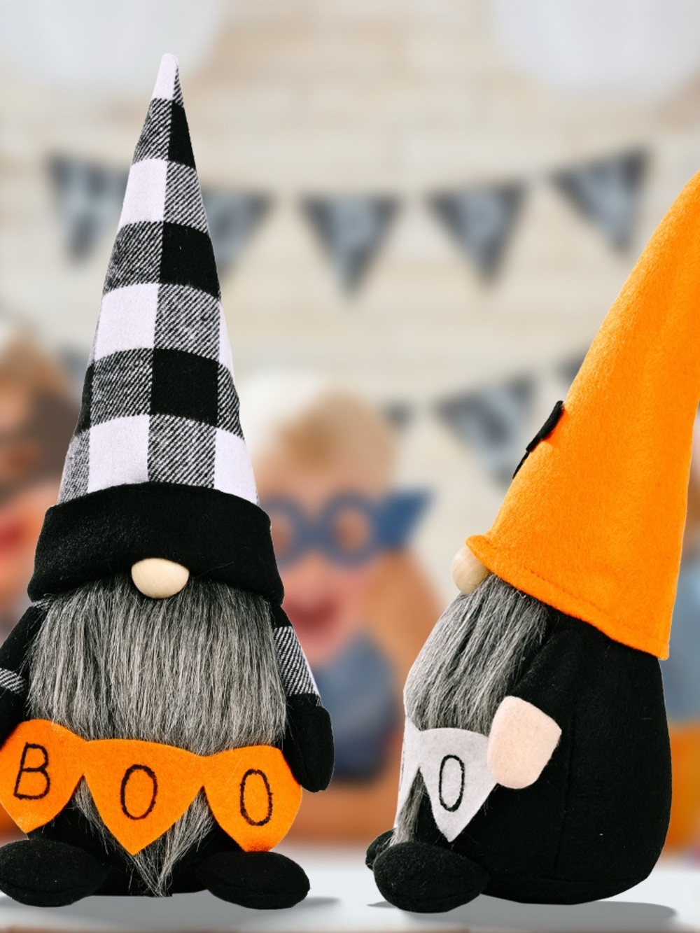 Halloween Decorative Gnome with 'BOO' Sign - Picture 2 of 7